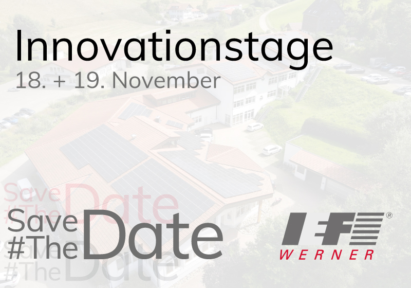 Innovationstage bei IEF-Werner 18. + 19. November 