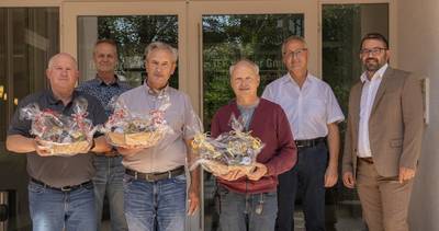 Diesjährige Jubilare bei IEF-Werner