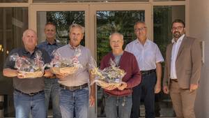 Diesjährige Jubilare bei IEF-Werner
