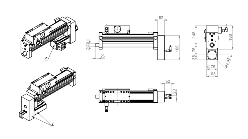 Zeichnung für Modul 90/15 | IEF-Werner GmbH