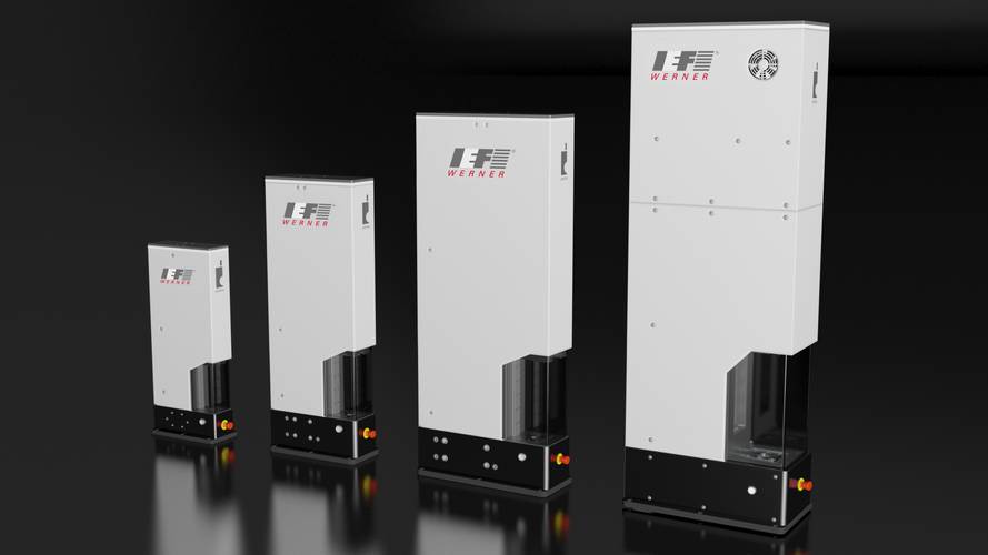 Four sizes aiPRESS | IEF-Werner